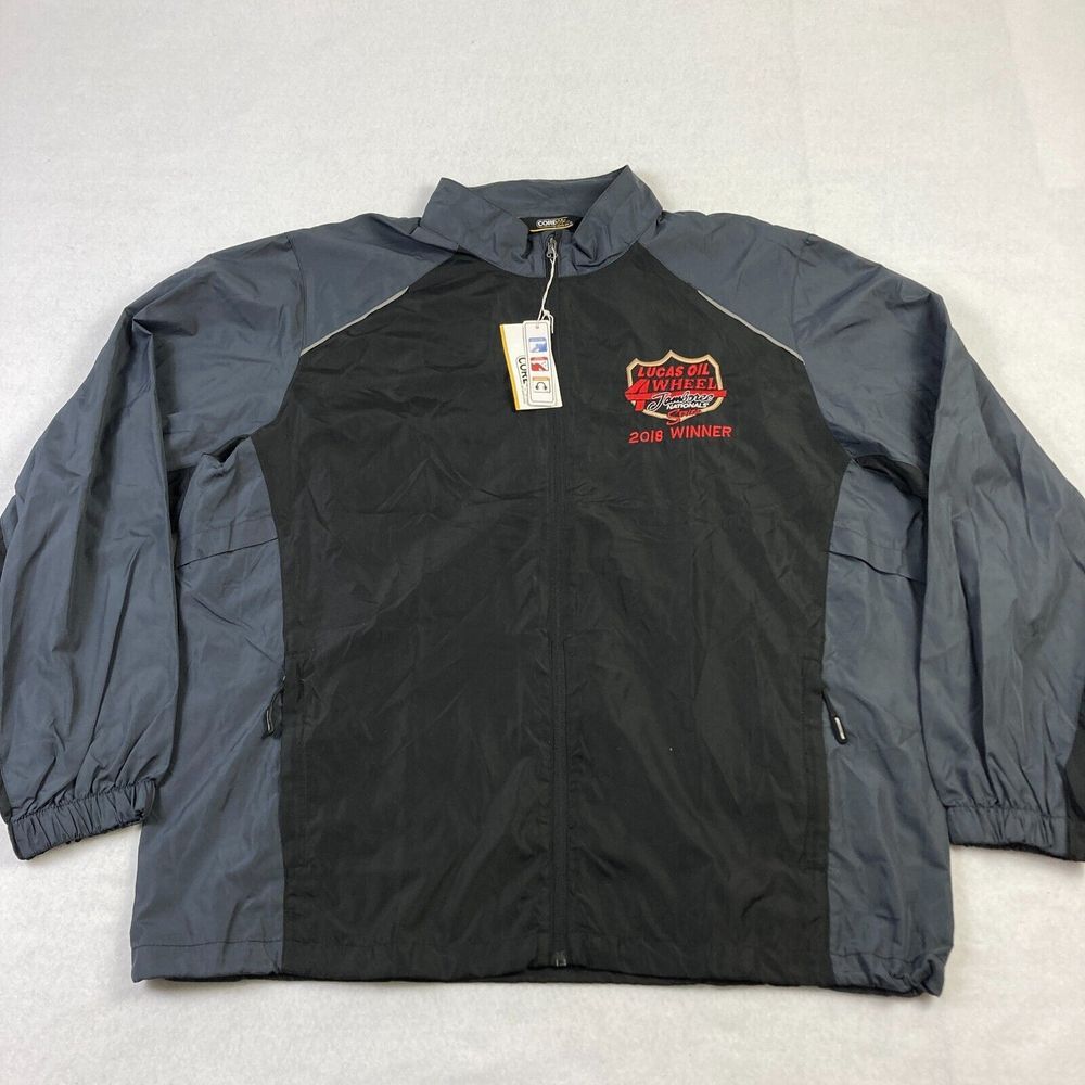 Core 365 Windbreaker Jacket Mens XL Black Lucas Oil 4 Wheel 2018 National Series